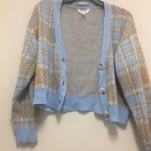 No Boundaries Multicolored Cardigan Womens Size L (11-13)